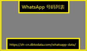 WhatsApp 号码列表